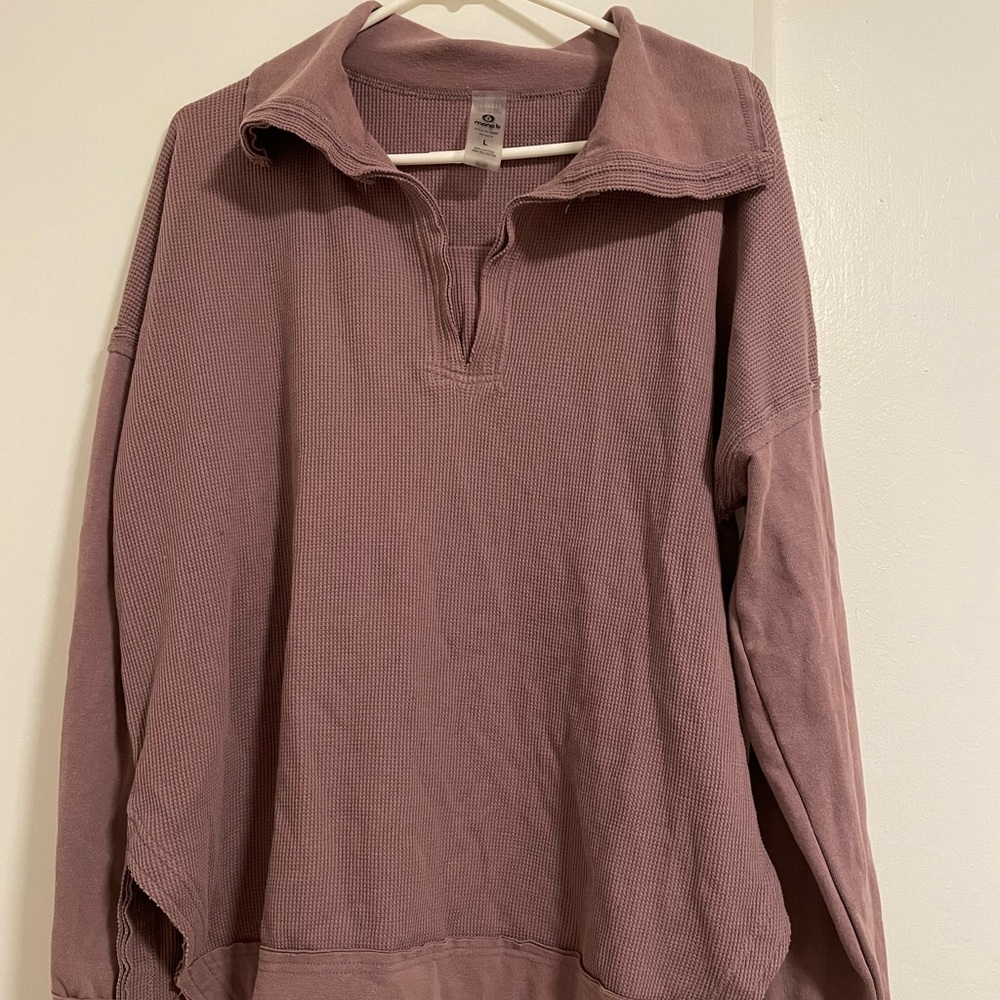 Mono b Oversized Pullover Sweatshirt